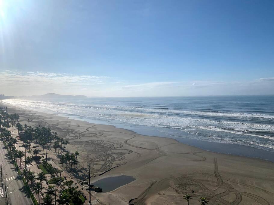Apto 11O Vista Total Para O Mar Praia Grande  Exterior foto